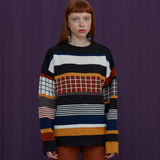 [SIGNATURE]マルチストライプニット / MULTI STRIPE KNIT (4526617198710)
