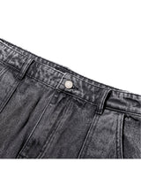インシションインバーティドウォッシードデニムパンツ/INCISION INVERTED WASHED DENIM PANTS