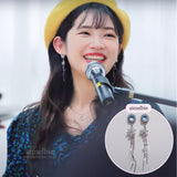  Diamond Petals Earring - Light Sapphire (Lovelyz Jiae, April Chaekyung Earring)