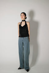 メディアムブルーローライズデニムパンツ / no.428 Medium Blue Low Rise Denim Pants