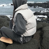[BELLIDE MADE] Vintage Pigment Crop Hoodie