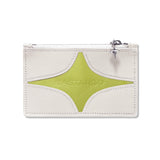 ダブルスティングジッパーウォレット/DOUBLE STING ZIPPER WALLET IVORY WHITE (LIME)