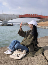[BELLIDE MADE] long fish tail mods jacket
