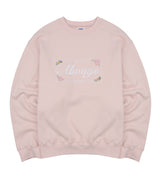 オールウェイズエンブロイダリースウェットシャツ / ALWAYS EMBROIDERED SWEATSHIRT(PINK)