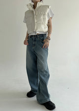 2ボタンワイドパンツ/no.1797 Two Button Wide Pants (2color)