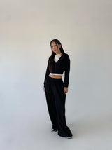 Chewing halter slit tee