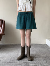 モンニーサマーエンボススリーピースショーツ / Mongni summer embossed three-piece shorts