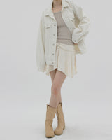 ボクシーフィットコットンジャケット / Boxy Fit Cotton Jacket (2color)