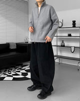 2WAYウールニットジップアップ / RU Two-way Wool Knit Zip-Up (3 colors)
