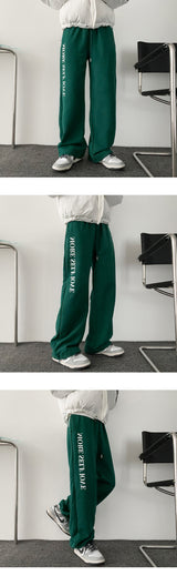 Roll key ring lettering banding pants