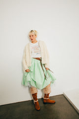 ケーキクロップTシャツ / DIMANCHE CAKE CROP T-SHIRT
