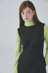 シャーリングロコドレス / Shirring Roco Dress [Olive]