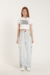 カーゴソフトワイドパンツ / CARGO SOFT WIDE PANTS
