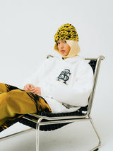 ビッグロゴカラーバーシティジャケット/BSR2223FWJK025 BIG LOGO COLLAR VARSITY JACKET CREAM
