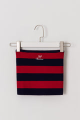 ラケットクラブストライプチューブトップ / SQB Racquet Club Striped Tube Top