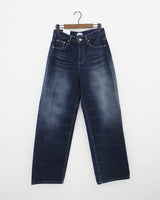 クラックディープダークブルーパンツ / No.520 Crack deep dark blue pants