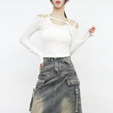 [NONCODE] Lamir Strap Off T-shirt