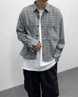 CRミリックチェッククロップドシャツジャケット / CR Milic Check Cropped Shirt Jacket (2 colors)
