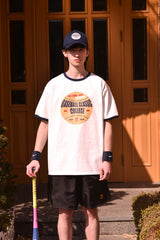 ザリアルワンベースボールクルーネックユニセックスTシャツ / The Real One Baseball crew neck Unisex T-shirt