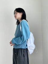 Peanut nylon spring backpack 