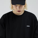 オーバーフィットレタリングショートスリーブT/OVERFIT LETTERING SHORT-SLEEVED T-BLACK