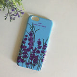 ラベンダーアンダークラウド iPhoneケース/Lavender Under Clouds (iPhone) Matt Hard Case