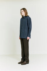 Double Vent Shirt navy (6683705213046)