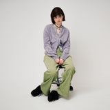 HEART POCKET CORDUROY PANTS, GREEN