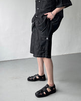 デニムオープンカラーシャツ/SI Denim Open Collar Shirt