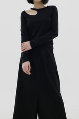 ショルダーカットアウトTシャツ / Shoulder cut-out T-shirt (3color)