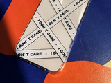 ホワイトラインレタリングフォーンケース / White line lettering phone case