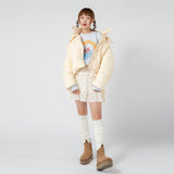 SUGAR CAKE SWEAT SHIRT_WHITE MELANGE