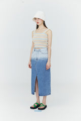 クロシェット ニット スリーブレス トップ / Crochet Knit Sleeveless Top