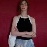ボールドスリーブレス / BOLD SLEEVELESS_BLACK