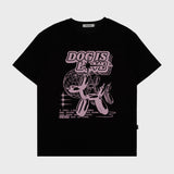 マジックバロンドッグハーフスリーブTシャツ/Magic balloon dog half sleeve tshirts