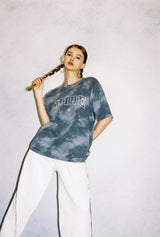 HIDE Tie Dye Graphic T-Shirt (Navy) (6571000299638)