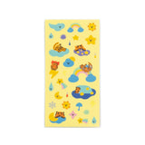 WEATHER TIGER MIX STICKERS (CLEAR) (6538536681590)