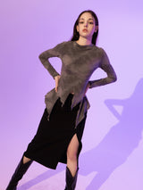 Sofi Wool Skirt (BLACK)