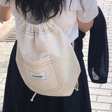 ppocketto ivory string bag