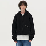 PIGMENT STUDS HOODIE (BLACK)