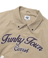 ファンキータウンボンバージャケット / FUNKY TOWN BOMBER JACKET BEIGE(CV2DSUJ240A)