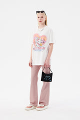 チェリーサテンホットフィックスミニハンドバッグ / CHERRY SATIN HOTFIX MINI HANDBAG [BLACK]