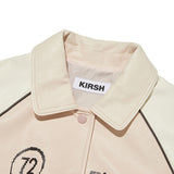 ドゥードゥルチェリースタジアムクロップジャンパー／DOODLE CHERRY STADIUM CROP JUMPER [SALMON PINK]