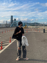 ビンテージワイドデニムパンツ