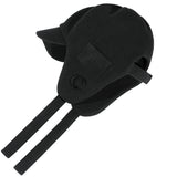 EAR FLAP CAP BLACK