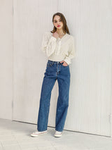 ワイドデニムパンツ / W50 WIDE DENIM PANTS_DEEP BLUE