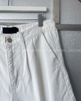 SI ホワイトツータックショーツ / SI White Two Tuck Shorts (S–L)