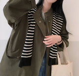 [BELLIDE MADE] long fish tail mods jacket
