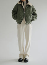 ヴィンテージキルティングジャンパー/vintage quilted jumper