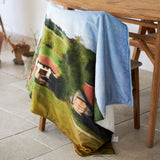 Swiss landscape blanket